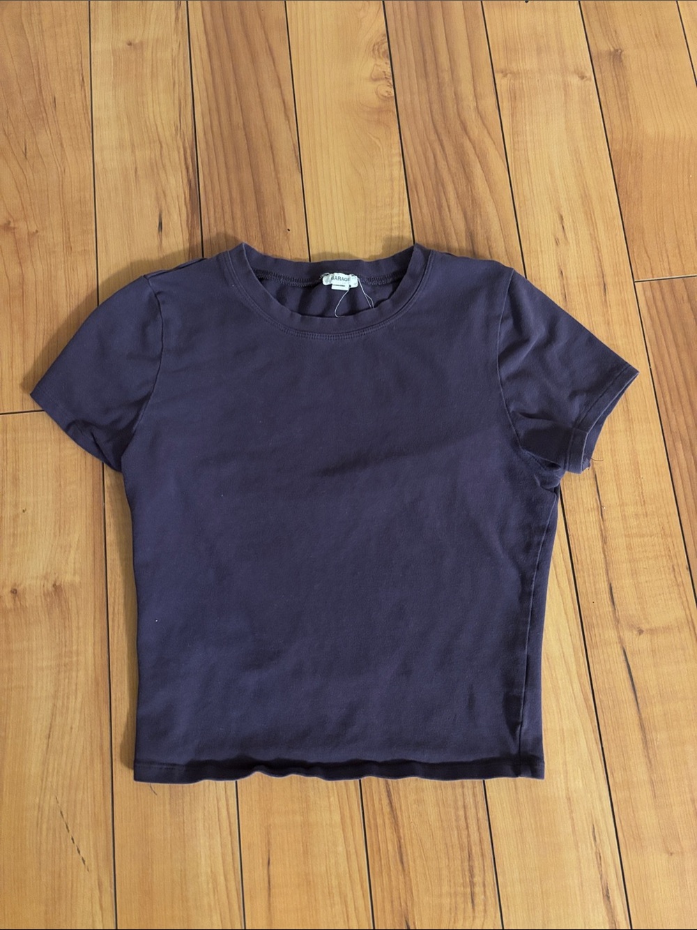 Garage Purple Short Sleeve Crewneck Tee
